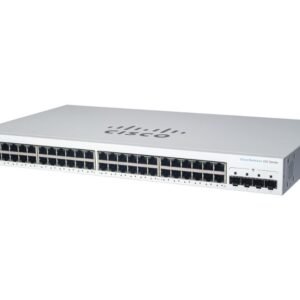 Cisco Business 220 Series CBS220-48T-4X - Switch - smart - 48 x 10/100/1000 + 4 x 10 Gigabit SFP+ (uplink) - rack-mountable
