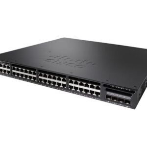 Cisco Catalyst WS-C3650-48FQ-S network switch Managed L3 Gigabit Ethernet (10/100/1000) Power over Ethernet (PoE) 1U Black