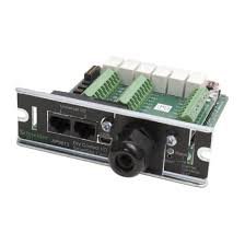 APC AP9613 Dry contact, Management Options, Dry Contact I/O Card, monitor external UPS environmental sensors, output relays, and input contacts