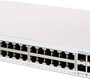 Cisco CBS350-48T-4X network switch Managed L2/L3 Gigabit Ethernet Silver