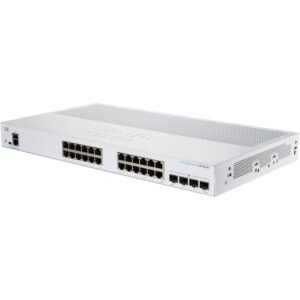 Cisco CBS350-24P-4X network switch Managed L2/L3 Gigabit Ethernet Silver