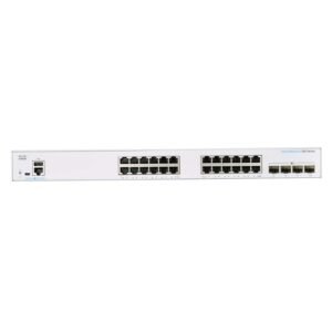 Cisco CBS350-24P-4G network switch Managed L2/L3 Gigabit Ethernet (10/100/1000) Silver