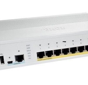Cisco Catalyst Compact 2960C-8TC-S - Switch - 8 Ports - Managed - Desktop, Rack-Mountable, Wall-Mountable