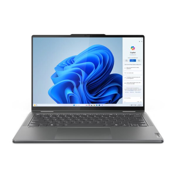 Lenovo Yoga 7 2-in-1 14IML9 Intel Core Ultra 5 125H Hybrid (2-in-1) 35.6 cm (14") Touchscreen 2.8K 16 GB LPDDR5x-SDRAM 512 GB SSD Wi-Fi 6E (802.11ax) Windows 11 Home German Grey