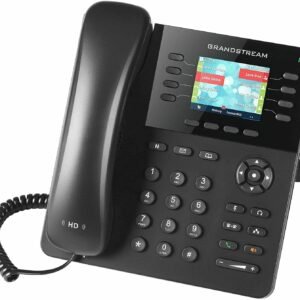 Grandstream GXP2135 IP Phone | 8 Lines, 4 SIP Accounts | 2.8-Inch Color Display | Dual-Port Gigabit Ethernet with Integrated PoE