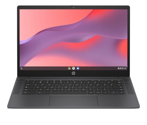HP Chromebook 14a-nf0003sa Intel® N N100 35.6 cm (14") Full HD 8 GB LPDDR5-SDRAM 128 GB eUFS Wi-Fi 6E (802.11ax) ChromeOS Grey