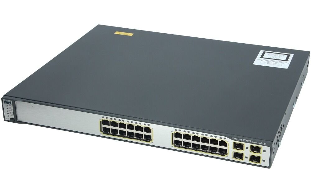 Cisco Catalyst 3750G-24PS-E - switch - 24 ports - Managed - rack-mountable