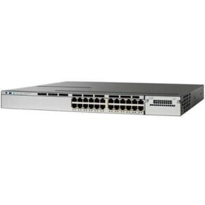 Cisco WS-C3850-24U-S Managed L2/L3 Gigabit Ethernet (10/100/1000) Power over Ethernet (PoE) 1U Stainless steel network switch