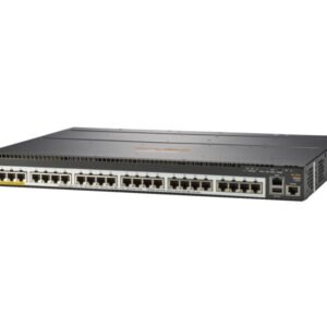 Hewlett Packard Enterprise company Aruba 2930M 24 Smart Rate PoE+ 1-slot Managed Gigabit Ethernet (10/100/1000) Power over Ethernet (PoE) 1U Black