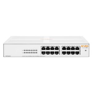Hewlett Packard Enterprise Aruba Instant On 1430 16G Unmanaged L2 Gigabit Ethernet (10/100/1000) 1U White