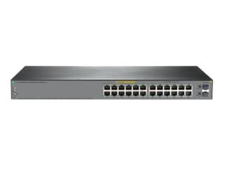 Hewlett Packard Enterprise OfficeConnect 1920S 24G 2SFP PPoE+ 185W - switch - 24 ports - smart - rack-mountable