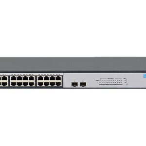 HPE 1420-24G-2SFP Switch - switch - 24 ports - unmanaged - desktop, rack-mountable