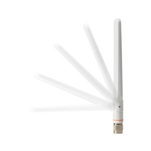Cisco Aironet Dual-Band Omnidirectional Wi-Fi Antenna, 2 dBi (2.4 GHz)/4 dBi (5 GHz), White Dipole (1 Port), RP-TNC Connector, 1-Year Limited Hardware Warranty (AIR-ANT2524DW-R=)