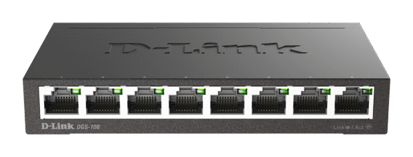 8-Port Gigabit Unmanaged Desktop Switch DGS-108
