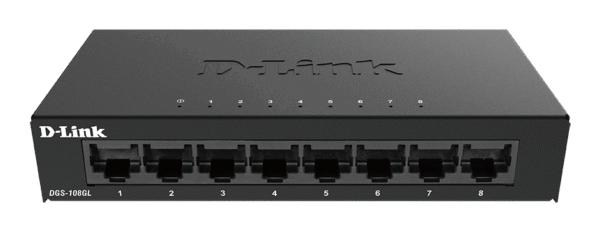 8-Port Gigabit Unmanaged Desktop Switch DGS-108GL