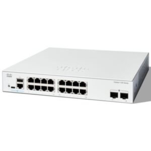 Cisco Catalyst 1200-16T-2G Smart Switch, 16 Port GE, 2x1GE SFP, Limited Lifetime Protection (C1200-16T-2G)