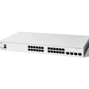 Cisco Catalyst 1200-24T-4G Smart Switch, 24 Port GE, 4x1GE SFP.