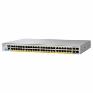 Cisco Catalyst 1200-48P-4G Smart Switch, 48 Port GE, PoE, 4x1GE SFP, Limited Lifetime Protection (C1200-48P-4G)