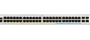 Cisco Catalyst 1300-48P-4X Managed Switch, 48 Port GE, PoE, 4x10GE SFP+