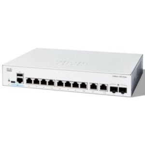 Cisco Catalyst 1300-8T-E-2G Managed Switch, 8 Port GE, Ext PS, 2x1GE Combo, Limited Lifetime Protection (C1300-8T-E-2G)