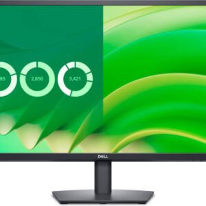 Dell E2725H Monitor, 27" VA Display, Full HD Resolution, 75Hz Refresh Rate, 5ms (GtG) Response Time