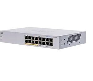 Cisco CBS110 Unmanaged L2 Gigabit Ethernet (10/100/1000) Power over Ethernet (PoE) 1U Grey