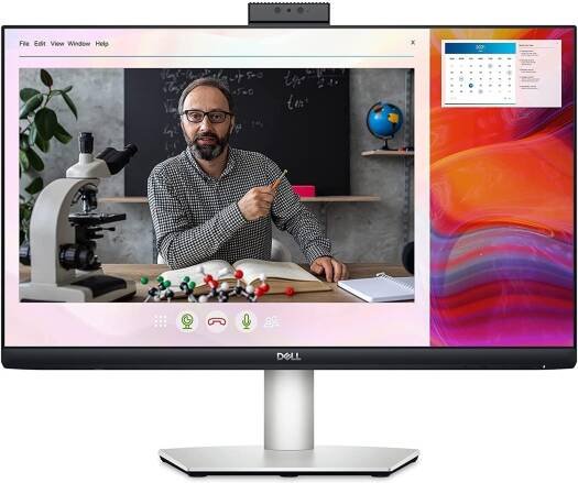 Dell S2422HZ 24 Video Conferencing Monitor, 23.8" FHD IPS Display, 75Hz Refresh Rate, 4ms (GtG) Response Time
