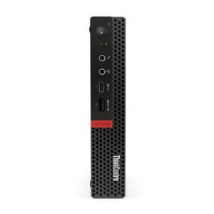 T1A Lenovo ThinkCentre M720q Refurbished Intel® Core™ i5 i5-9400T 8 GB DDR4-SDRAM 256 GB SSD Windows 10 Pro Mini PC Black