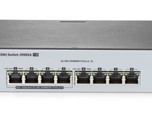 HPE 1820-8G-PoE+ (65W) - switch - 8 ports - managed - desktop, rack-mountable