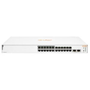 Hewlett Packard Enterprise Aruba Instant On 1830 24G 12p Class4 PoE 2SFP 195W Managed L2 Gigabit Ethernet (10/100/1000) Power over Ethernet (PoE) 1U