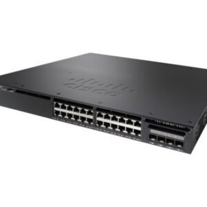 Cisco Catalyst 3650-24TD-L Network Switch, 24 Gigabit Ethernet (GbE) Ports, two 10 G and two 1 G Uplinks, 250WAC Power Supply, 1 RU