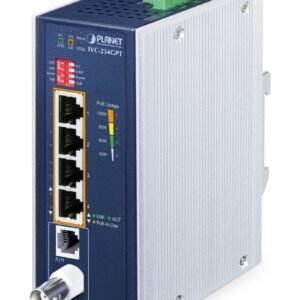 PLANET IVC-234GPT network extender Network transmitter & receiver Aluminium, Blue