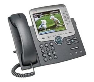 Cisco Unified IP Phone 7975G -SCCP,SIP-silver, dark gray-Multiple VoIP protocol