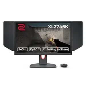 BenQ ZOWIE XL2746K 27-inch 240hz Gaming Monitor | 1080P 1ms | DyAc+ | Color Vibrance | Black eQualizer | Enhanced Height, Tilt and Base Adjustment | XL Setting to Share | S-Switch | Shield
