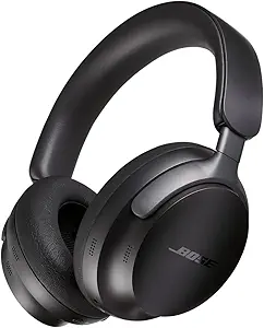 Bose QuietComfort Ultra Bluetooth Headphones, Wireless Headphones with Spatial Audio, Over Ear Noise Cancelling with Mic, Up to 24 Hours of Playtime, Black Visit the Bose Store