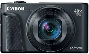 Canon PowerShot SX740 HS Digital Camera (Black) (Renewed)