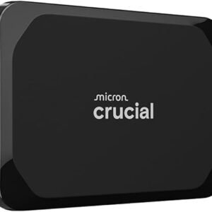Crucial X9 2TB Portable SSD, Up to 1050MB/s, USB 3.2 USB-C, External Solid State Drive, Compatible with Windows, Mac, & Android, Reliable Storage for Games, Files, & Backups, Black - CT2000X9SSD902