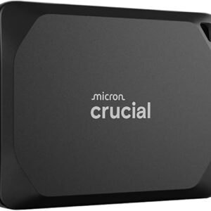 Crucial X10 Pro 2TB Portable SSD, Up to 2100MB/s Read, 2000MB/s Write, USB 3.2 USB-C, External Solid State Drive, Durable Storage for PC & Mac, for Professional Creators, Black - ‎CT2000X10PROSSD902
