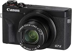 Canon PowerShot G7 X Mark III Digital Camera (Black)