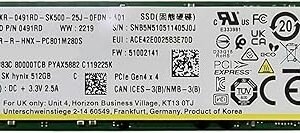 SK hynix 512GB Gaming Gen4 M.2 2280 PCIe NVMe Internal Solid State Drive (SSD) - Stream Deck, Laptop & Desktop Compatible