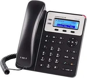 Grandstream GXP1625 IP Phone | 2 Lines, 2 SIP Accounts | 2.9-Inch LCD Display | Dual-port 10/100 Ethernet with Integrated PoE