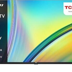 TCL 32 Inch LED HDR Full Frameless Smart TV, Android TV, Google Assistant, Dolby Audio Sound, Netflix, Youtube, Google Play Store, 32S5400AF - (2024 Model)