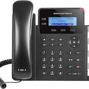 Grandstream GXP1628 IP Phone | 2 Lines, 2 SIP Accounts | 2.9-Inch LCD Display | Dual-port Gigabit Ethernet with Integrated PoE