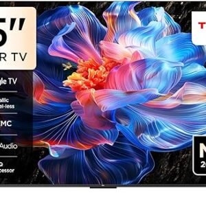 TCL 55-Inch P6K LED 4K UHD HDR Smart TV |Google TV, 60Hz, HDR 10, AiPQ Processor, Dolby Audio, MEMC, HDMI 2.1, Bluetooth 5.2, WiFi 5, Bezel-less Design, (55P6K - 2025 Model)