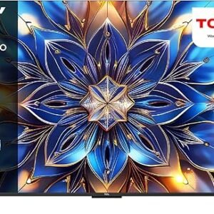 TCL 55T7B Television 55 Inch Smart TV 4K QLED Pro HDR 10+ Google TV, Quantum Dot Technology, Dolby Vision- Atmos,MEMC，2GB RAM+32GB ROM,Game Master, Slim Design (2024 Model)