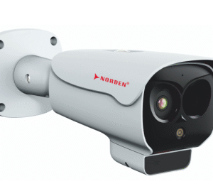 4MP IP Dual Sensor Temperature Detection Thermal Bullet Camera with 256*192 Thermal Resolution, 7mm thermal lens , PoE and SD Card Slot Support