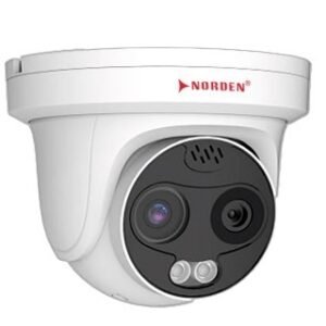 4MP IP Dual Sensor Temperature Detection Thermal Compact Dome Camera with 256x192 Thermal Resolution , PoE and SD Card Slot Support