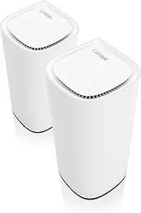 Linksys Velop Pro 6E WiFi Mesh System | Two Cognitive Mesh Tri-Band routers with 5.4 Gbps (AXE5400) Speed | Whole Home Coverage up to 6,000 sq ft | Connect 200+ Devices | 2Pk MXEC622