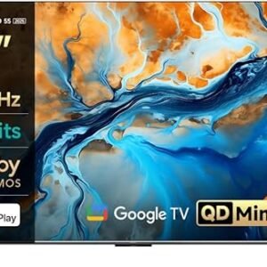 Xiaomi TV S Mini LED 55" 2025 | Bright 4K QD-MiniLED display with accurate color | 144Hz refresh rate | Premium metal finish with ultra slim-bezel design | Powerful AI engine for image enhancement