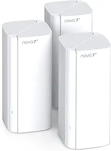 Tenda BE3600 Dual Band WiFi 7 Mesh WiFi System - 3*Full Gigabit Ports, Supports 160+ Devices, VPN, MLO, 4K QAM, Seamless Roaming, Internet Backhaul - ME3 Pro (3-Pack)